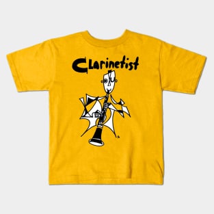 Clarinetist (Male) by Pollux Kids T-Shirt